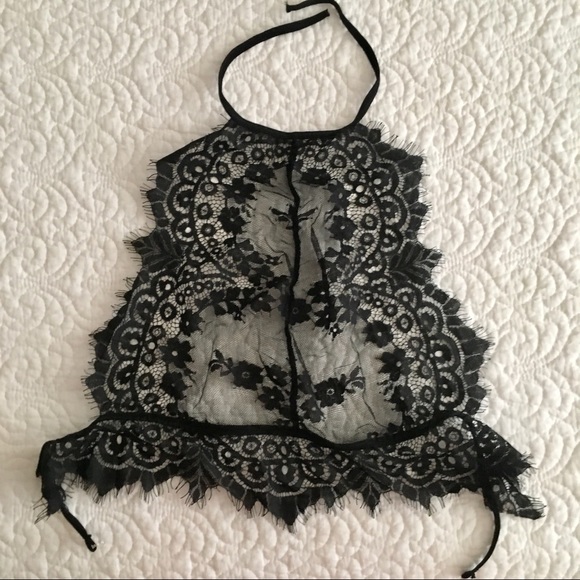 Other - Halter See-through Lingerie Bra Top